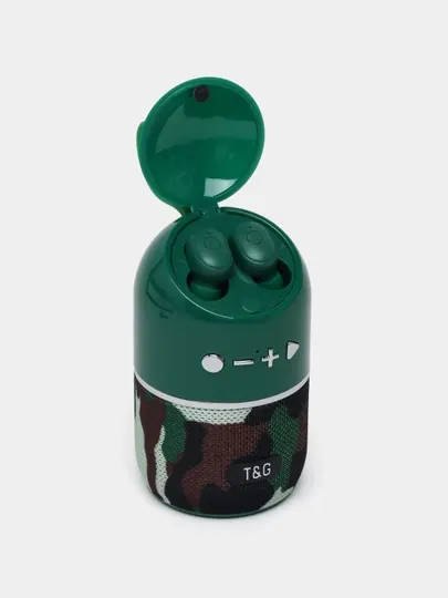 Беспроводные мини Bluetooth-колонка + наушники T&G TG805 TWS, 2 в 1
