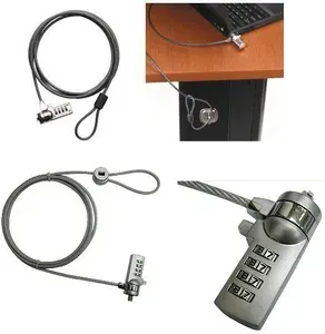 Замок для ноутбука кодовый (Kensington Lock) длина 1.2 м.