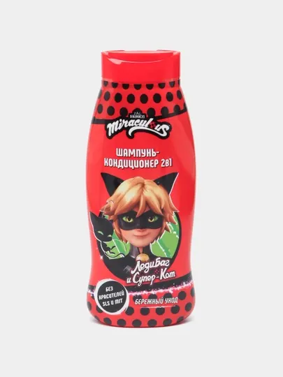 Шампунь-кондиционер детский Miraculous, Супер Кот 2 в 1, 400 мл