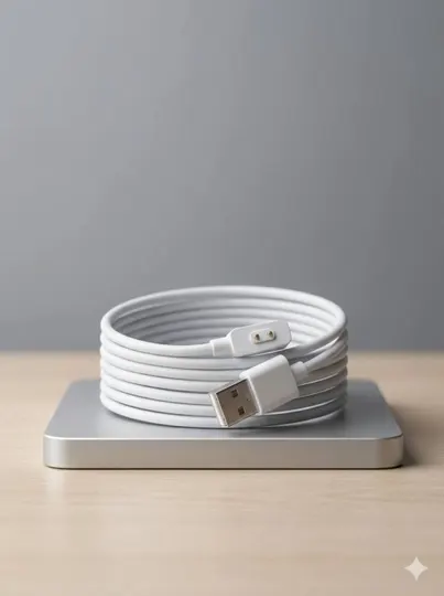 Магнитная зарядка для смарт-часов и детских часов, 2-pin, 1м