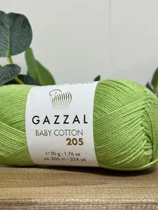 Пряжа Gazzal baby cotton 205, оттенок 508 - 1 моток