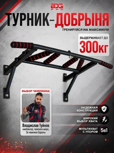 Турник настенный Добрыня, турник 3 в 1