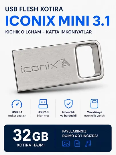 USB флеш-накопитель Iconix Mini 3.1 32GB