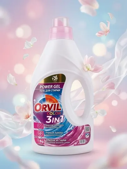 Гель для стирки ORVIL Color 3 in 1 (2 л)