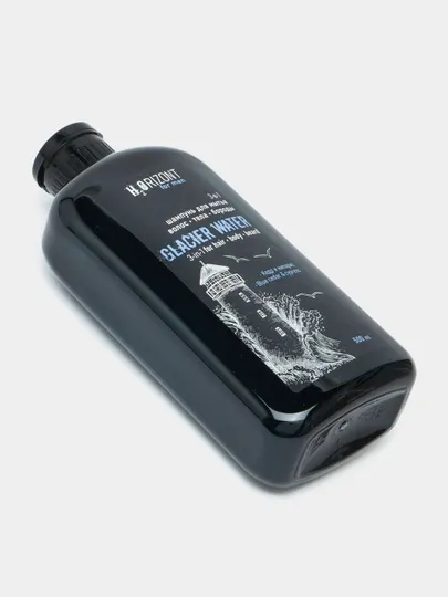 Шампунь 3 в 1 для мужчин Glaciar Water, для волос, тела, бороды, 500 мл