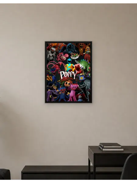 Postersbase Постер на стену Поппи Плейтайм Коллаж персонажей 1 30x40