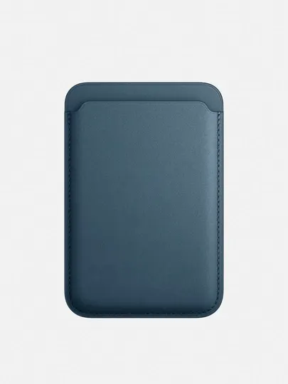 Кожаный картхолдер с поддержкой MagSafe для iPhone, с логотипом