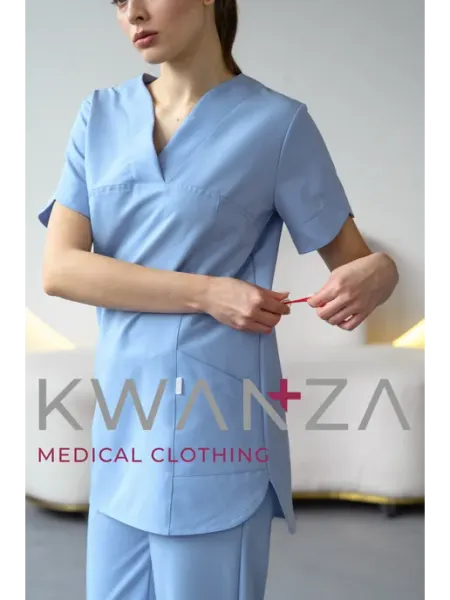 KWANZA Медицинский хирургический стрейч костюм с брюками