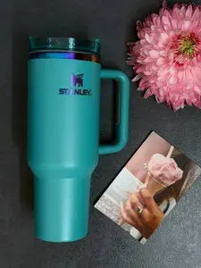 Термокружка для авто с ручкой и трубочкой Stanley / Стенли 40 OZ 1,18 мл / Тиффани