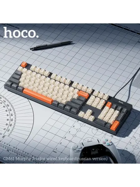 HOCO Проводная клавиатура GM61 1,45 метра USB