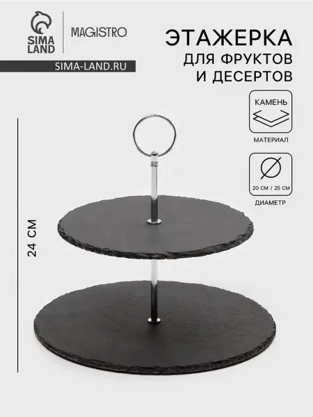 Элегантная этажерка для фруктов и десертов