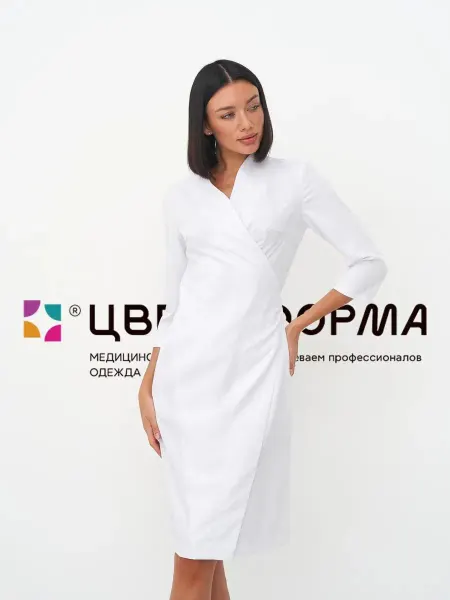 Цветоформа Халат медицинский на запах