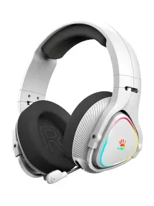 Наушники беспроводные с микрофоном A4Tech Bloody MR710 серый 1.5м мониторные BT/Radio оголовье (MR710 GREY)