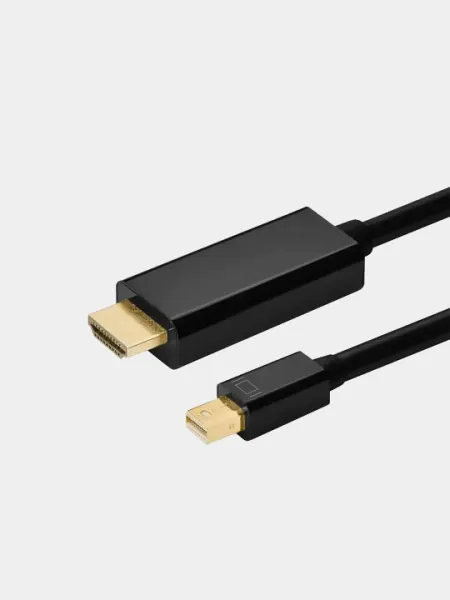 Кабель для компьютера Mini-DisplayPort-HDMI 1.5 м, чёрный