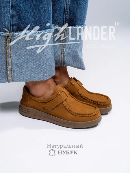 Highlander Полуботинки женские летние натуральная кожа