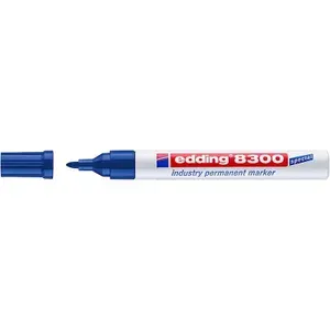 Маркер пермаментный промышленный edding 8300, для жирных и пыльных поверхностей, 1.5-3 мм Синий