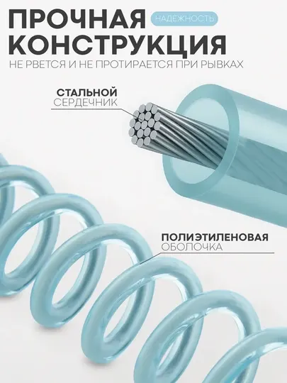 Эластичный поводок на липучке для прогулок детей, 1,5–2 м