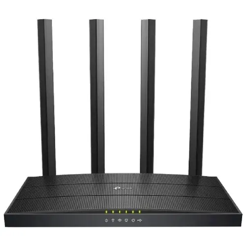Wi-Fi Роутер TP-Link Archer C6U гигабитный, AC1200, 5xRJ45 1Гбит/с, USB, двухдиапазонный, Mesh