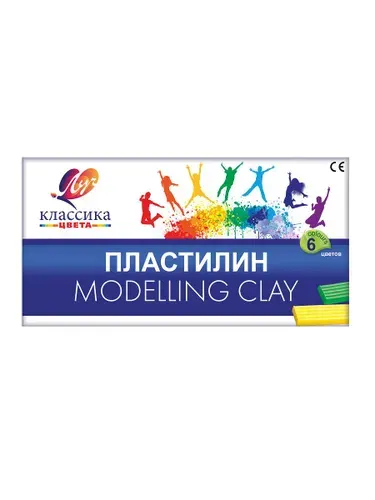 Луч Пластилин Классика, 6 цветов, 120 гр, 1 уп