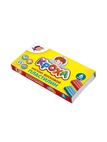Луч Пластилин Кроха, 6 цветов, 99 гр, 1 уп