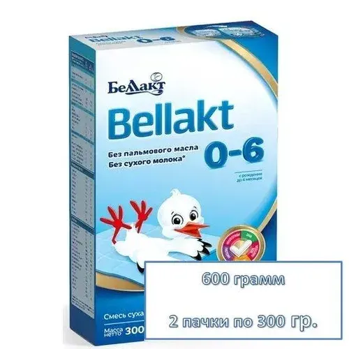 Беллакт Молочная смесь 1 (с рождения) 600г. 1шт.