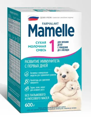 Mamelle Молочная смесь 1 (с рождения) 600г. 1шт.