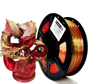 PLA Multicolor CEDL Stronghero3D пластик Красный-золотой 1.75 мм 1 кг