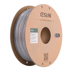 Катушка PETG-пластика ESUN 1.75 мм 1кг., непрозрачный серебристый