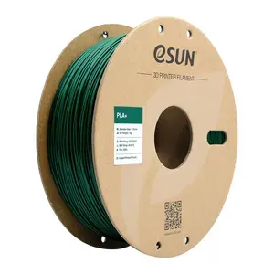 Катушка PLA+ пластика ESUN 1.75 мм 1кг., темно-зеленая (Pine Green)