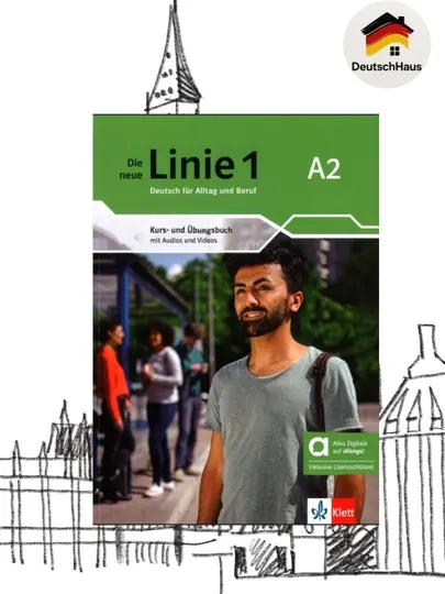 Linie 1 A2 Учебник немецкого с упражнениями (без CD) – быстрый результат
