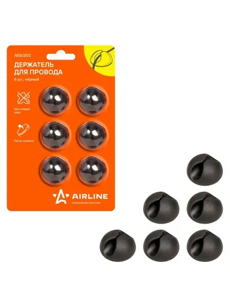 AIRLINE Держатель для 1 провода (6шт. в комплекте) AEBJ300