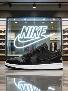 Кроссовки кроссовки Air 1 low se asw black and white