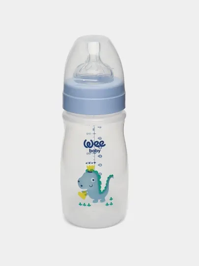 Бутылочка для кормления с широким горлышком Classic Plus 250мл соска № 1 Wee baby