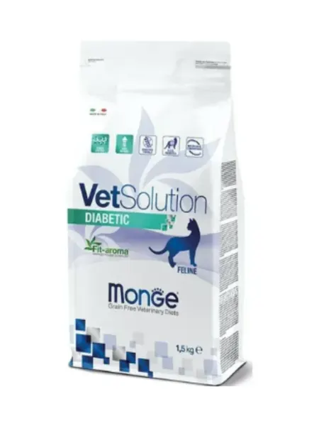 Monge Vet Solution Diabetic для кошек 1.5кг