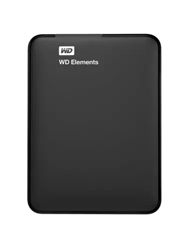 Western Digital 1 ТБ Внешний жесткий диск WD1T2 (WDBUZG0010BBK-WESN), Пластик, черный