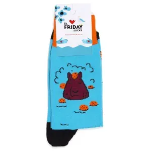 Носки St. Friday Socks мужские Капибара в кайфариате, 1 пара