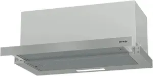 Вытяжка кухонная встраиваемая Gorenje TH60E5X, кнопочное управление, 1 мотор, нержавеющая сталь (TH60E5X)