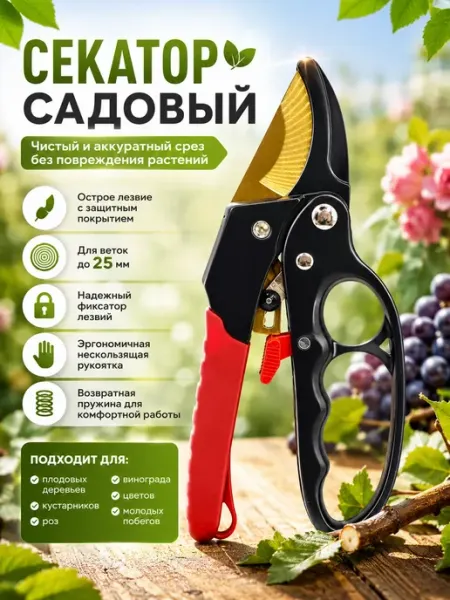 HomeLite 1 Секатор садовый ручной