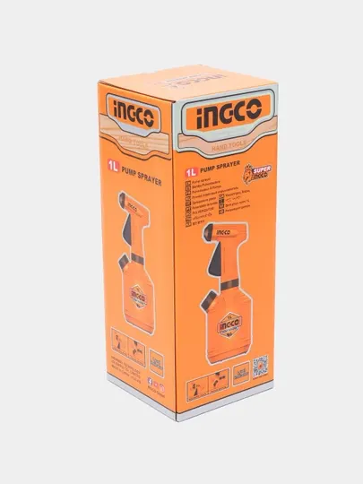 INGCO HSPP30102 Распылитель-пульверизатор, насос садовый для автомобиля, 1 литр