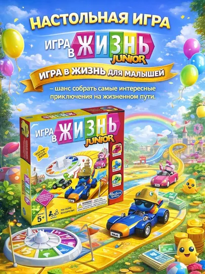 Игра настольная, Игра в жизнь Джуниор