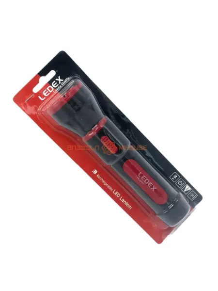 Фонарик Tolsen LEDEX-22187, LED, 1Вт, пластик, черный, USB-кабель