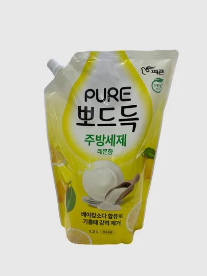 Жидкость для мытья посуды PURE Lemon, 1.2 л