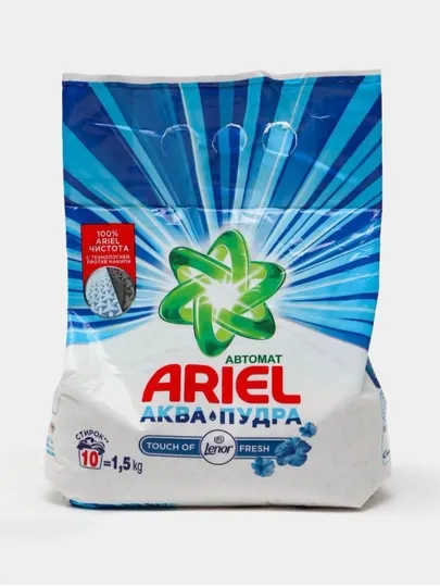Стиральный порошок 1.5 кг с ароматом Lenor, автомат, для белого и цветного белья