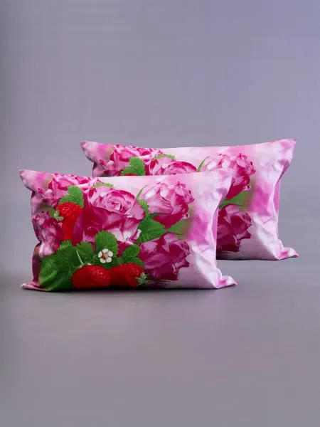 GOLDTEX hometextile Наволочки 70х70 комплект 2 шт на подушку сатин, 100% хлопок