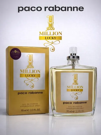 Paco Rabanne 1 Million Lucky, мужская парфюмерная вода 70 мл, духи мужские