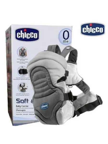 Рюкзак кенгуру Chicco 1907 для переноски ребенка серый