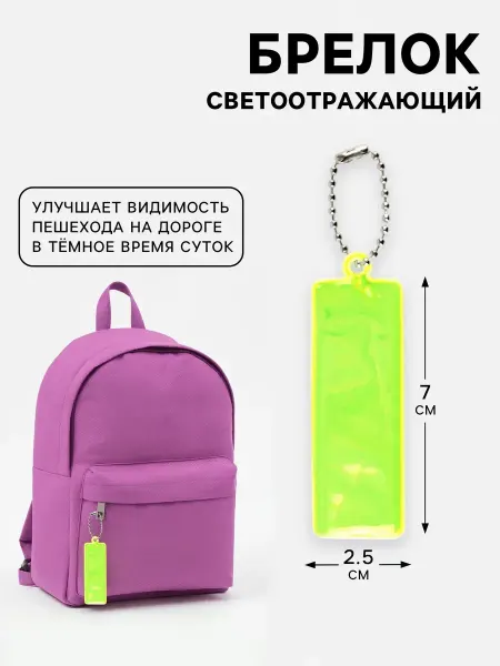 ProMarket2 Светоотражающий элемент, 2.5×7 см (5 шт)