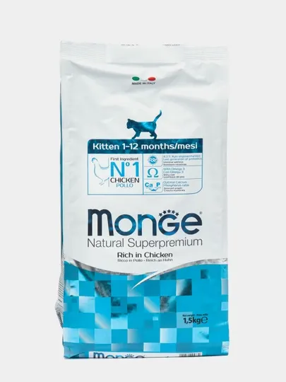 Monge сухой корм для котят с курицей 1,5кг
