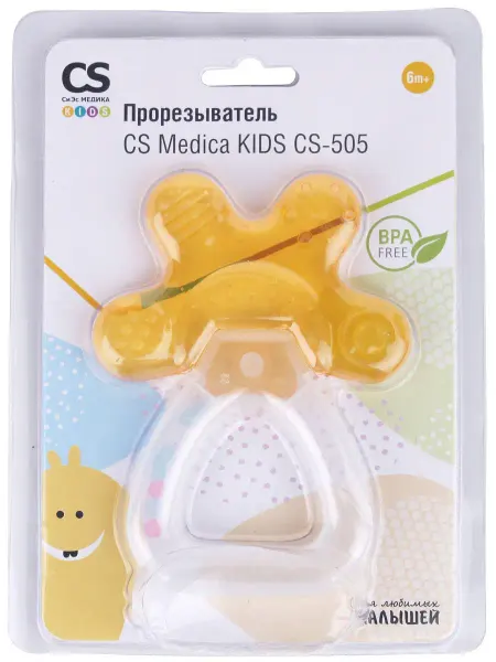 CS Medica Прорезыватель для зубов погремушка CS-505 детский