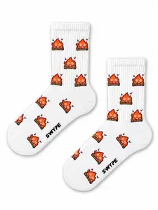 Носки SWYPE socks женские, мужские Кальцифер Аниме Ходячий замок, 1 пара